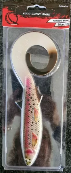 Quantum Shad : YOLO Curly Tail Rainbow Trout 26 Cm – 64 G