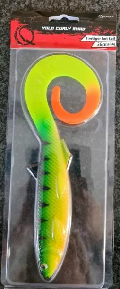 Quantum Shad : YOLO Hot Tail Firetiger 26 Cm – 64 G