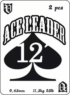 Vision ACE Tapered Leader 12ft β 2 Pieces