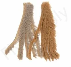 Bindmateriaal Fly Scene 2 Mm Kangeroe Zonkerstrips Natural Brown