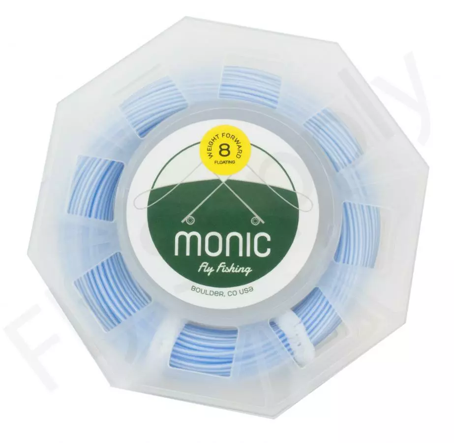 Monic Icicle Sky Blue Floating Fly Line 2 Monic Icicle Sky Blue Floating Fly Line - Image 2