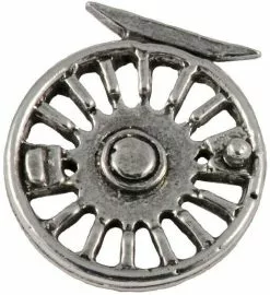 Pewter Fly Reel Pin