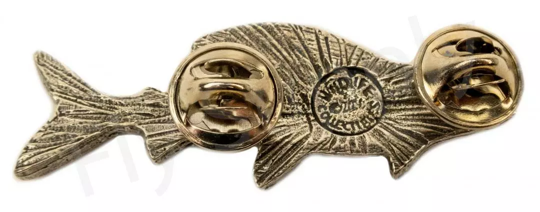 Pewter Grayling Pin 2 Pewter Grayling Pin - Image 2