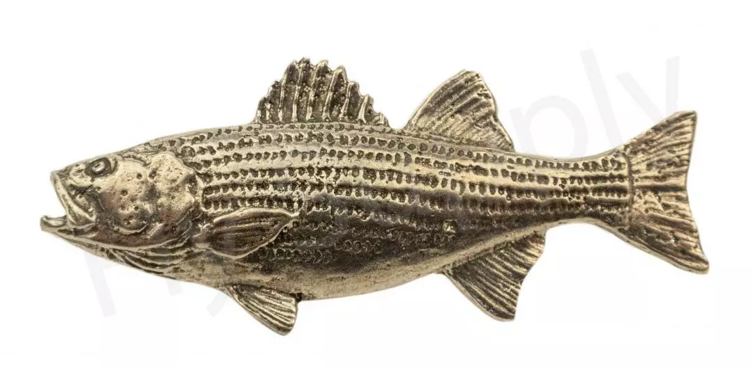 Pewter Striper Pin 1 Pewter Striper Pin