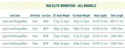RIO Elite Bonefish Floating Fly Line Sand/Orange/Blue -Roofvis Shop RIO Elite Bonefish Floating Fly Line SandOrangeBlue 12 9341 XX elite bonefish bone 4