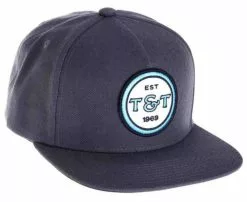 Thomas & Thomas Dark Gray Flat Brim Snapback