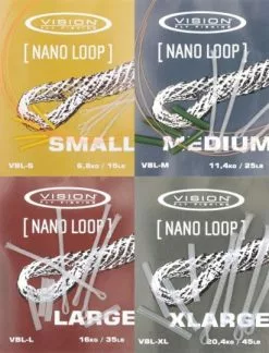 Vision Nano Braided Loops 4pc