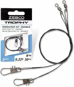 Zebco Trophy Stalen Onderlijn 1×7 – 6kg & 9kg
