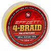 DAM – Effzett 4-Braid – Pre-stretched – Yellow 125 M – SUPERPROMO