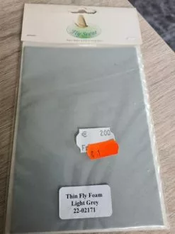 Bindmateriaal Fly Scene – Thin Fly Foam – Kleur : Lichtgrijs