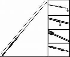 Spro Hypalite Medium Heavy – Lengte 2,2 M – 10-40g – LAATSTE STUK